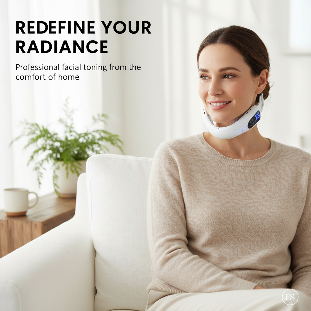 FaceSculpt Pro – 8 Modes Double Chin Reducer & Jawline Definer