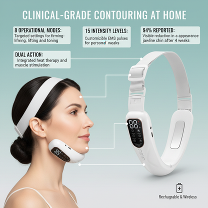 FaceSculpt Pro – 8 Modes Double Chin Reducer & Jawline Definer